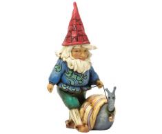Jim Shore 4037669 Figurine Lutin avec un Escargot RÃ©sine 14 cm