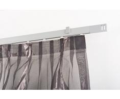 InCasa Tringle Ã Rideaux: 32 x 12 mm, L. 140 cm. en Aluminium Satin â Complet
