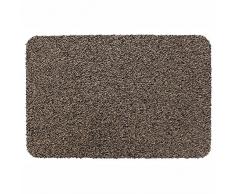 JVL Tanami Lavable en Machine Barrier Paillasson, Dos 80% Coton 20% Gel/synthétique, Marron, 40 x 60 x 0.5 cm