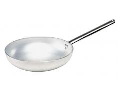 Pentole Agnelli ALMA111B20 casseroles sauteuse Haute Casserole, Aluminium Professionnel, Argent, 20 cm