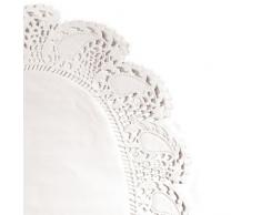 Garcia de Pou 250 unité Ovale napperons en boîte, Litos, Blanc, 30 x 30 x 30 cm