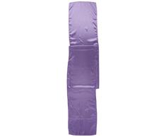 LinenTablecloth 14 x 108-Inch Satin Table Runner Lavender