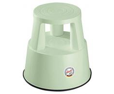 WEDO Step Tabouret à roulettes en Plastique Vert Taupe 44 cm