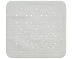 Kleine Wolke 4325977002 Tapis de Douche Calypso 55x55 cm en Platine, PVC, 20x20x5 cm