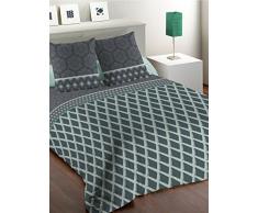 Ateliers du linge Touba Parure de Lit, 100% Coton, Imprimé, 260 x 240 cm