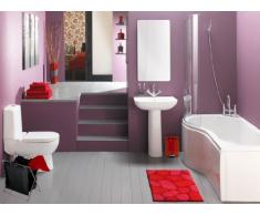 Frandis 195635 Tapis de Bain Coton Rouge 50 x 80 cm