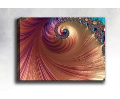 Bonamaison Peinture sur toile, multicolore, 50 x 70 cm - ConÃ§u et fabriquÃ© en Turquie