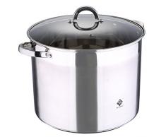 Renberg Alexander - Casseroles Acier Inoxydable Le Couvercle en Verre 32x25 cm 20l Bon pour linduction