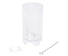 Rayher 3117200 Moule Ã bougies, cylindrique, plat, 1 pce, hauteur 10,5 cm, Ã¸ 6 cm