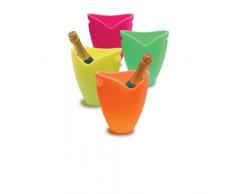 Pulltex 107-635-00 Seau à Glace, Acrylique, Fraise, 21 x 26 cm, 21 x 21 x 26 cm