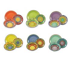 Villa DEste Home Tivoli 2197768 Baia Service de table 18 piÃ¨ces, grÃ¨s