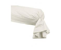 Sensei La Maison du Coton Taie de Traversin Percale Unie Easy Care 80 Fils/cmÂ² Sensei Soft