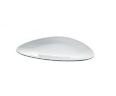 Alessi Fm10/5 Colombina Collection Assiette Ã dessert en Porcelaine Blanche, Set de 6 PiÃ¨ces
