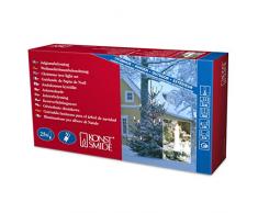 Konstsmide 2012-000 Guirlande de Sapin Bougie + 25 Lampes Claires + Prise Divisible 230 V
