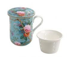 Maxwell & Williams WK05455 Tasse, Porcelaine, tÃ¼rkis, 11 x 8,5 x 11 cm