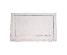InterDesign 17050EU Spa Tapis de Bain Microfibre Blanc 86 x 53 cm