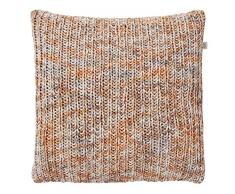 Dutch Decor Coussin Louise 45x45 cm Taupe - Coussins Déco - Oreiller Décoratif - Déhoussable - Zippé