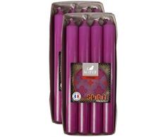 Le Chat 1193721 Lot de 2 Barquettes de 8 bougies ménage - rose india