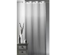 HomeMaison.com HM69806917 Rideau Voile Motif DÃ©gradÃ© Polyester Gris 140 x 240 cm