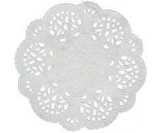 Prima Marketing 655350584696Â Papier Napperon Scrapbooking Embellissements, Blanc uni