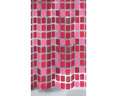 Kleine Wolke 4956453305 Sonny Rideau de Douche Rouge 200 x 180 x 0,09 cm