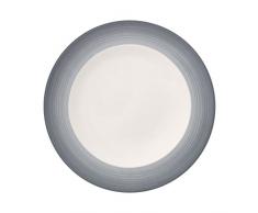 Villeroy & Boch Colourful Life Cosy Grey Assiette plate, 27 cm, Porcelaine Premium, Blanc/Gris