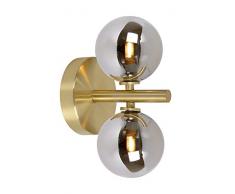 Lucide 45274/02/02 Applique Murale, Acier, 56 W, Satin Gold