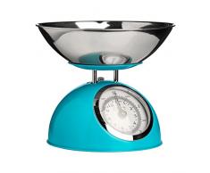 Premier Housewares 0807281 Balance de Cuisine Electronique avec Bol Acier Inoxydable Bleu