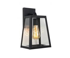 Lucide MATSLOT - Applique murale ExtÃ©rieur - IP23 - Noir
