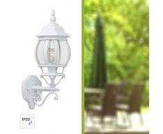 Brilliant 48681/05 Applique dExtÃ©rieure Aluminium/Verre/Plastique Blanc 25 x 50 cm