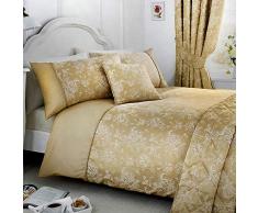 Serene Jasmine Parure de lit, Coton/Polyester, Champagne, Super King