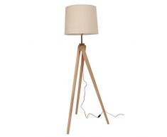 More Design TRIGO-H167-NL-BC Lampadaire 60 W E27 Beige
