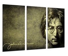 Tableau Moderne Photographique, Impression sur bois, John Lennon, Les Beatles, Légende de la musique, 97 x 62 cm, ref. 26499