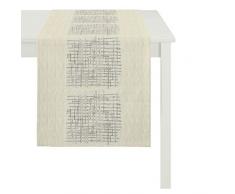 Apelt Chemin de Table, Polyester, Beige, 48 x 140 x 0.5 cm