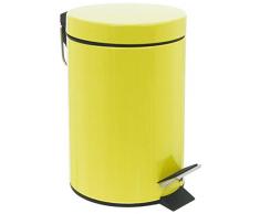 GELCO Design 709783 Poubelle A Pedale 3L, MÃ©tal, Plancton, 22,5 x 17 x 26 cm