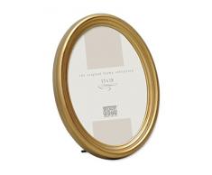 Deknudt Frames S100A3 Cadre Photo Ovale Résine Doré 10 x 15 cm
