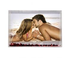 Hama 00057381 Amore Cadre photo avec eau et paillettes 10 x 15 cm