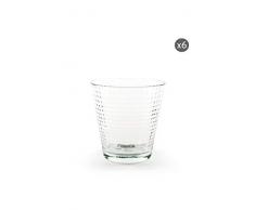 Excelsa Oslo Lot de 6 verres à eau, verre pressé