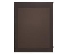 Blindecor Ara Store Enrouleur Translucide Uni, Marron foncÃ©, 80X175 cm