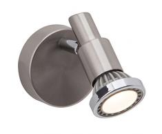 Brilliant G57410/77 Ryan Spot PatÃ¨re LED 5 W GU10 230 V Acier/Chrome