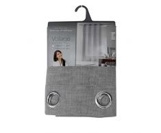 douceur dintÃ©rieur panneau a oeillets 140x240 cm voile andalia gris