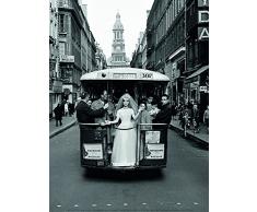 Affiche 30x40 cm Paris, 1961, robe de mariée / Paris, 1961, wedding dress / Paris, 1961, Brautkleid Frank HORVAT
