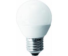 Electraline 63175 Ampoule éco globe E27 8 W 230 V Blanc