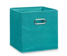 Zeller Boîte de Rangement, pétrole, Non-tissé, Autre, Multicolore