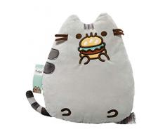 Pusheen Coussin Burger, Gris, 37 x 30 x 7 cm