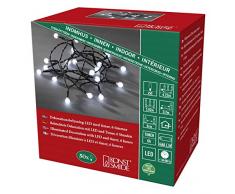 Konstsmide 1492-207 Guirlande Lumineuse avec Globes à LED, Plastique/,, 3 W, Blanc