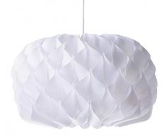 Luminaire Iris 42, suspension polypropylène, 60 W, Blanc, ø 42 x H 25 cm