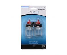 AZTEK Az9326Â 15Â ML en Verre 3.5Â x 3.5Â x 7Â cm trÃ¨s rÃ©sistant bocaux, Noir