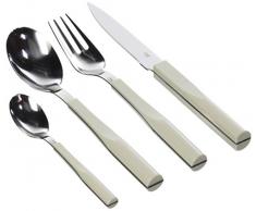 DEGRENNE - LÃCONOME BY STARCK - Coffret 24 pièces couverts de table - Plastique - Blanc navet