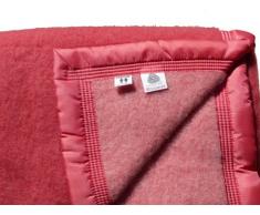 Comptoir du Linge LAI518ROS Couverture Laine 180 x 220 cm Rose 500 grs
